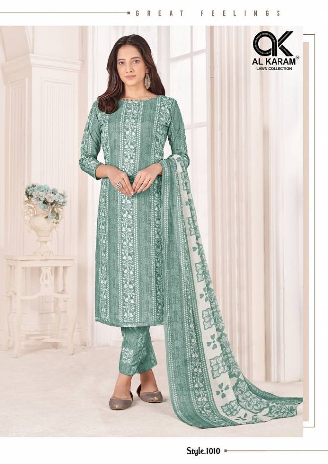 Tamanna Vol 1 By Al Karam Pure Soft Karachi Cotton Dress Material Wholesale Shop In Surat